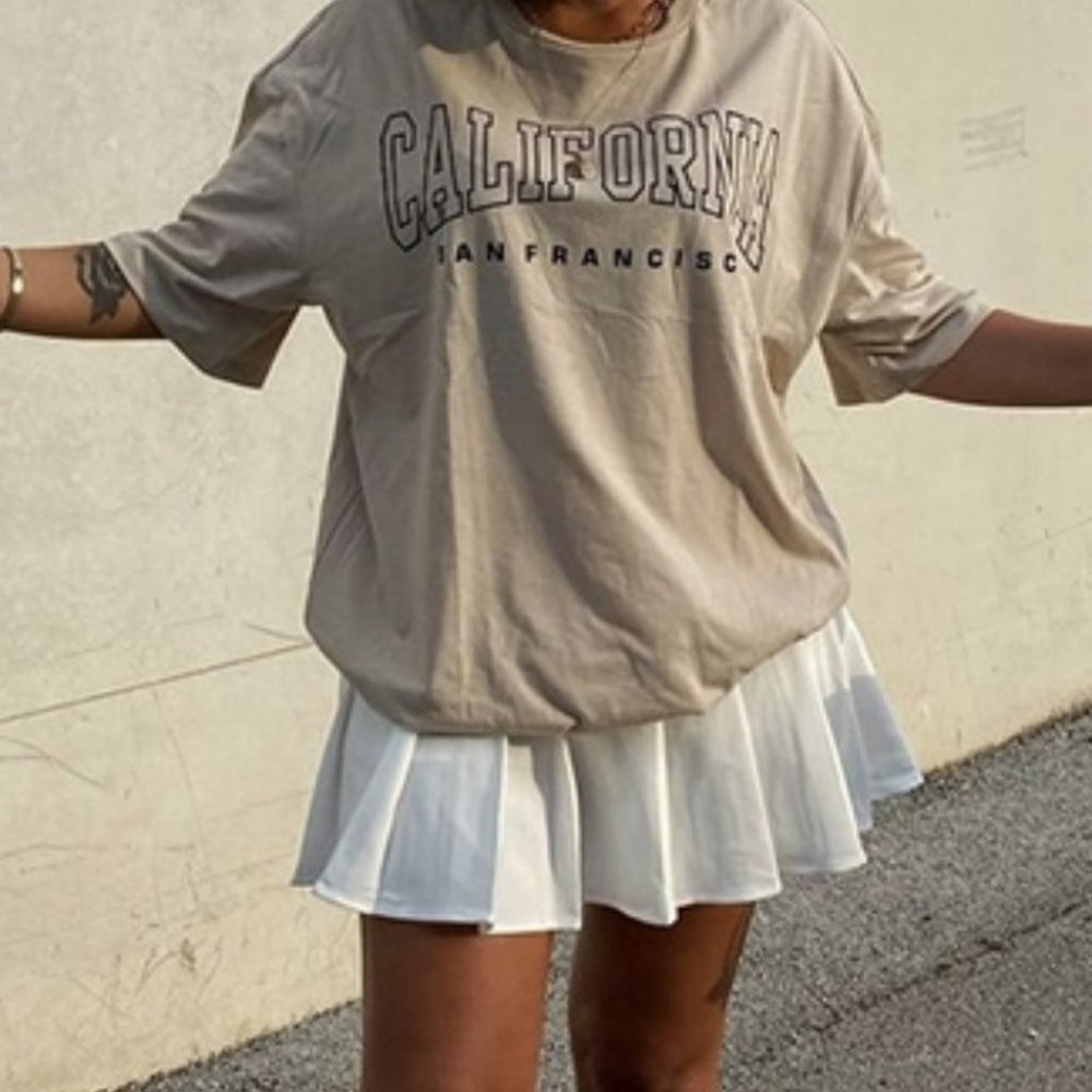 OLD MONEY white Tennis Mini Skirt - Picture 4 of 12